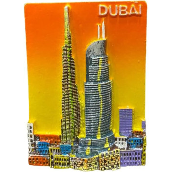 Dubai Towers Designed Ceramic Fridge Magnet