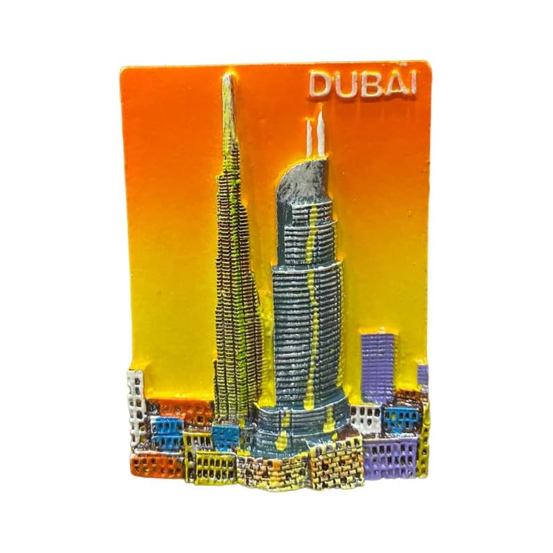 Dubai Towers Designed Ceramic Fridge Magnet