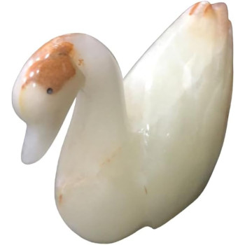 Onyx Marble Swan Decor for Home, Modern Home Decor