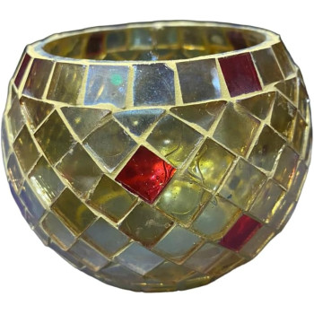 Handmade Mosaic Vintage Style Candle Holder