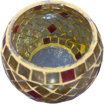 Handmade Mosaic Vintage Style Candle Holder
