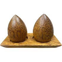 Salt And Pepper Set Coconut Wood