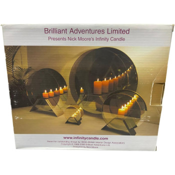 Infinity Candle, Magical Effect Of Candles Mirrored
