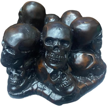Multi Skull Designed Resin Holder