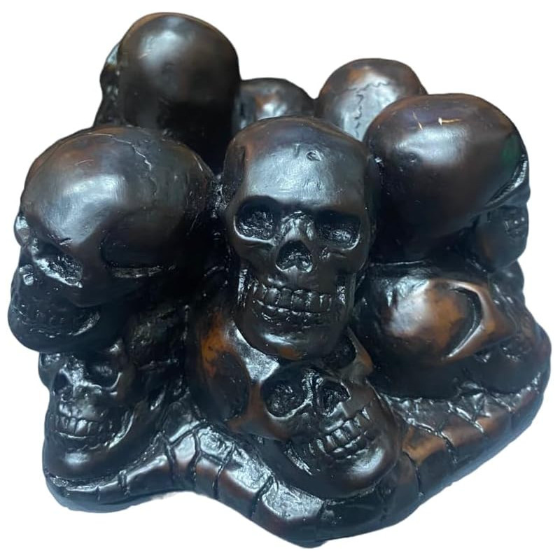 Multi Skull Designed Resin Holder