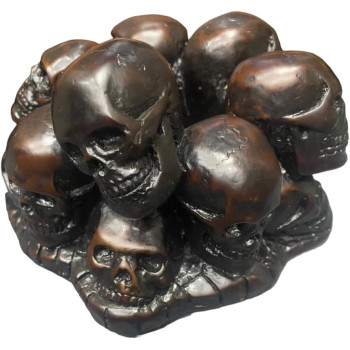 Multi Skull Designed Resin Holder