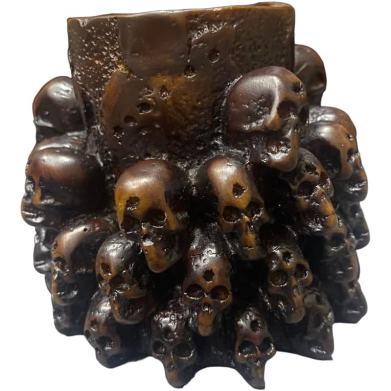 Set Of Skulls Designed Resin Holder