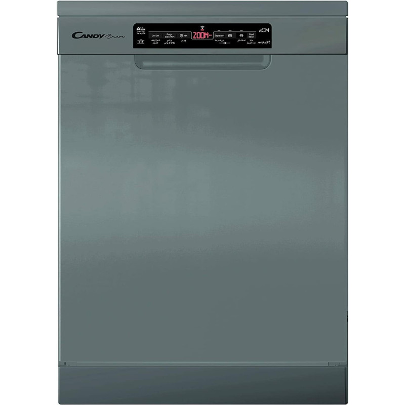 Candy Dishwashers Brava 13 Plate Settings Simply Fi Zoom 39 RAPID 24 Silver Model CDPN2D360PX-19-1 Years Full Warranty.