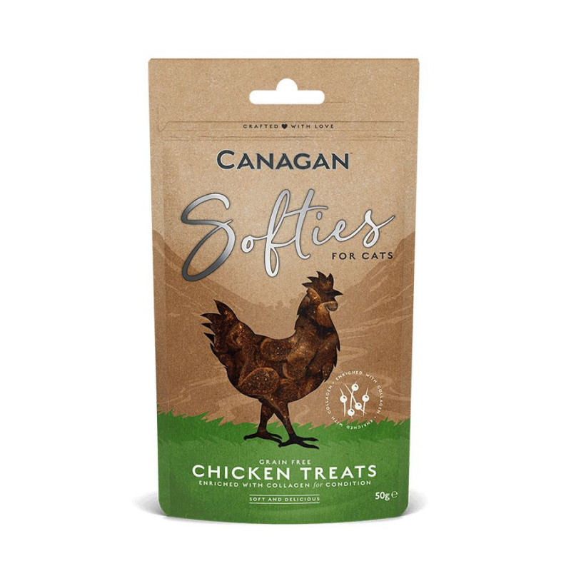 Canagan 50g x 6pcs Softies Grain-Free Chicken Cat Treats