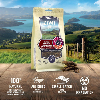 ZiwiPeak 60g Venison Lung And Kidney Dog Treats