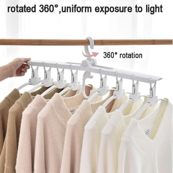 Generic 8-In-1 Folding Clothes Hanger