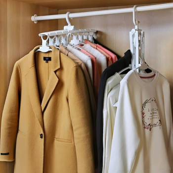 Generic 8-In-1 Folding Clothes Hanger