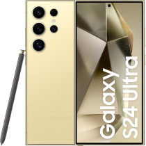 SAMSUNG Galaxy S24 Ultra, AI Phone, 1TB Storage, Titanium Yellow, 12GB RAM, Android Smartphone, 200MP Camera, S Pen, Long Battery Life