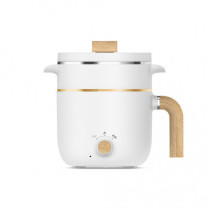 Zolele Zc302 Multifunctional Electric Rice Cooker With Non-Stick Coating Pot Two Gear Heating 1.5L Large Capacity Multi-Purpose Rice Cooker 600W-White
