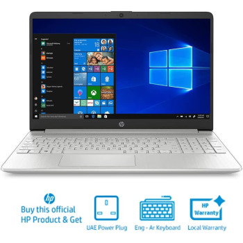 HP Laptop 15s-fq2020ne, 15.6" FHD, 11th Gen Intel(r), 4GB RAM, 256GB SSD, Natural silver - 3B3W7EA
