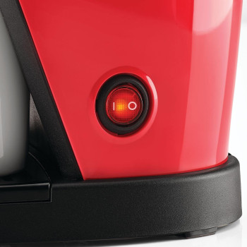 Black Decker Coffee Maker DCM48-B5 450W With Two Coffee Mugs And Measuring Spoon Set Red