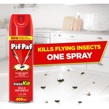 Pif Paf Mosquito & Fly Killer, Kills Instantly, Insect Killer Spray With Best Ever Formulation, 400 ml, Pack of 3