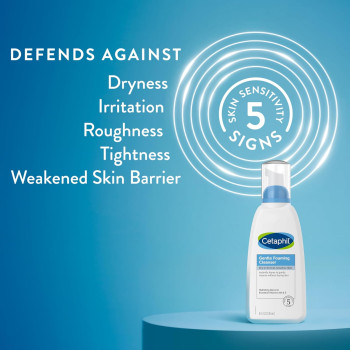 Cetaphil Oil Free Gentle Foaming Cleanser For Dry To Normal, Sensitive Skin, 8oz Pack of 2, Made With Glycerin And Vitamins B5 And E, Dermatologist Tested, Hypoallergenic, Soap Free, Fragrance Free