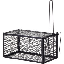 Rat Mouse Cage Trap Snap Trap - Set Cage Medium Size Black Colour
