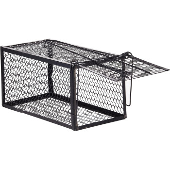 Rat Mouse Cage Trap Snap Trap - Set Cage Medium Size Black Colour