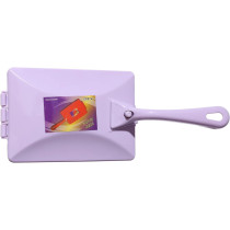 Abbasali Handheld Double Roller Style Brush, Manual Carpet Cleaning Brush, Sweeper, Crumb Remove Hair Brushes, Purple
