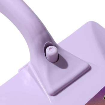 Abbasali Handheld Double Roller Style Brush, Manual Carpet Cleaning Brush, Sweeper, Crumb Remove Hair Brushes, Purple