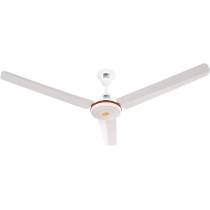 PAK Corded Electric Ceiling Fan 56 Inch With 1 Year Warranty, White