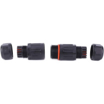 Walfront 10 Pcs Electrical Cable Connector IP68 3 Pin Outdoor Plug Socket Waterproof Wire Connector Fitting 0.5mm² - 2.0mm²