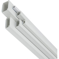 Electrical PVC Trunking With Sticker (Pack of 3 Pieces, 10mm x 10mm)