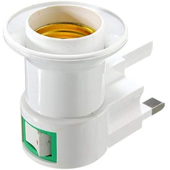 Abbasali UK Plug Lamp Holder Converter Socket Control