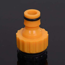 Ma Fra Universal Garden Water Hose Pipe Connector - Yellow, Set of 3 Pieces