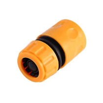 Ma Fra Universal Garden Water Hose Pipe Connector - Yellow, Set of 3 Pieces
