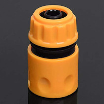 Ma Fra Universal Garden Water Hose Pipe Connector - Yellow, Set of 3 Pieces