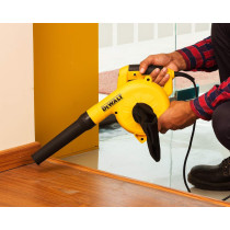 Dewalt, 800W Variable Speed Electric Blower 16000RPM, Blow and Suction With Collection Bag For Car, Home, Garden, Outdoor, Yellow/Black, DWB800-B5, 3 Year Warranty