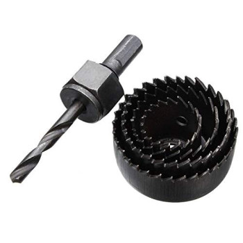 Ashimaz 5pcs/set Hole Saw Set Drill Bits Cutting Cutter Kit Round Circular 25cm x 35cm x 44cm x 50cm Hole Saw Drilling Kit Set
