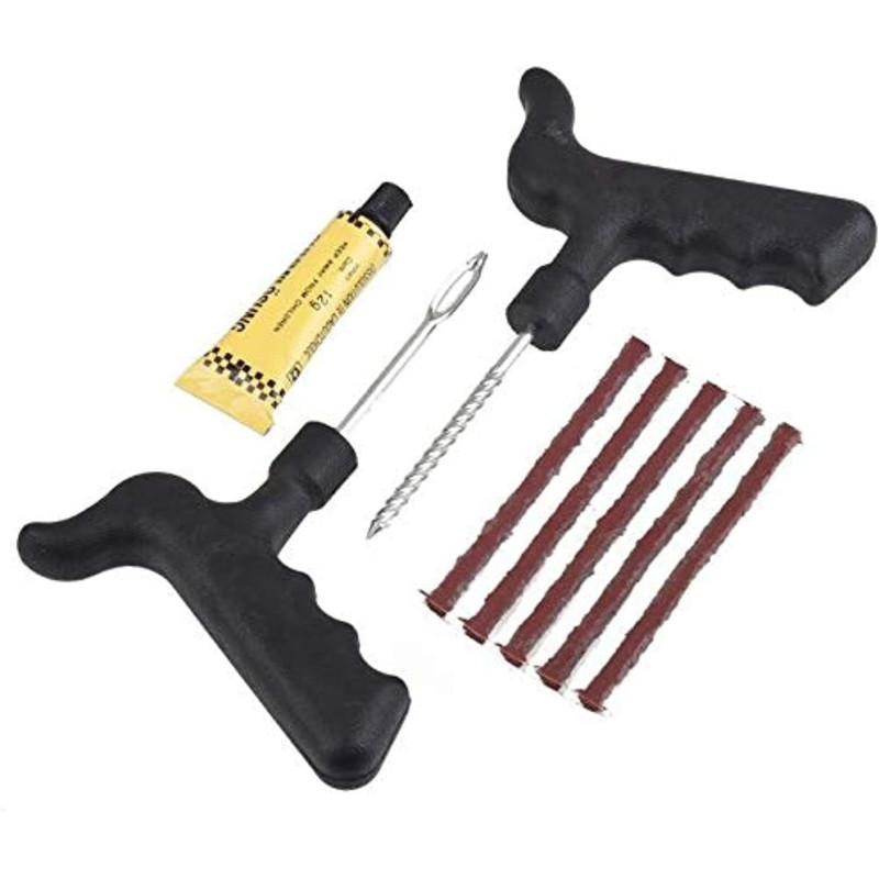 Tubeless Tyre Puncture Plug Repair Tool Kit For Car/Bike And Auto