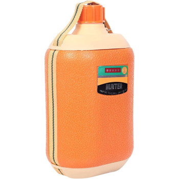 6 x Hunter Plastic Water Bottle (Orange, Pack of 6)