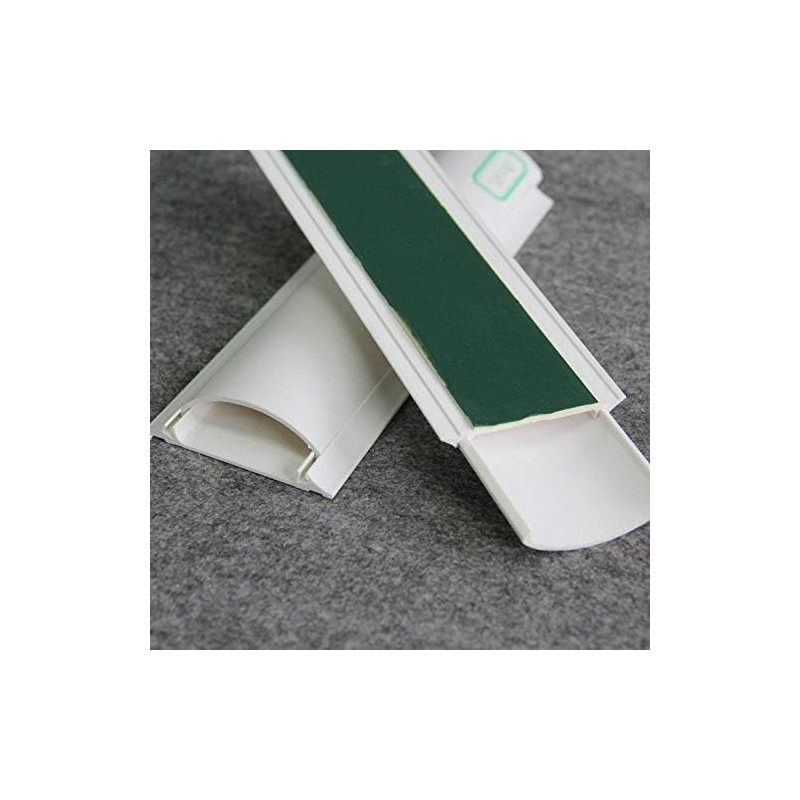 PVC ARC Floor Trunking With Sticker, 2 Pieces of 1m (25mm X 8mm)