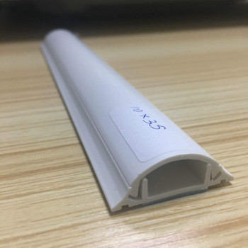PVC ARC Floor Trunking With Sticker, 2 Pieces of 1m (25mm X 8mm)