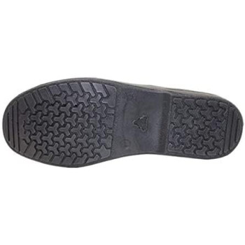 Abbasali Men Black Leather Safety Shoes, Mesh Breathable Lightweight Comfortable Steel, Toe Industrial Construction Slip Resistant Shoes (42, Laceless)