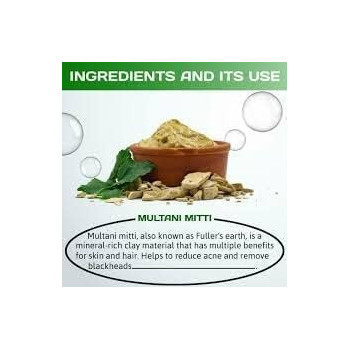 Abbasali 100% Organic Pure Multani Mitti (Fuller's Earth) Face Clay For Oil Control (1 KG)