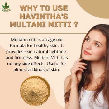 Abbasali 100% Organic Pure Multani Mitti (Fuller's Earth) Face Clay For Oil Control (1 KG)
