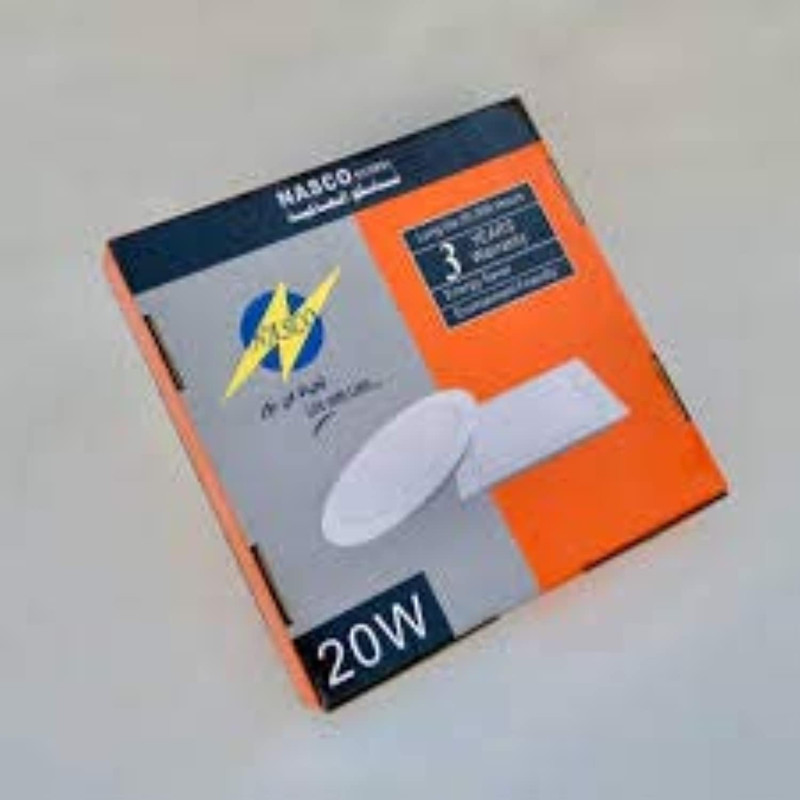 Ultra Slim 18w Round LED Panel Light Wall Mounted 8 Inch - White