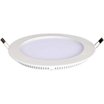 Ultra Slim 18w Round LED Panel Light Wall Mounted 8 Inch - White