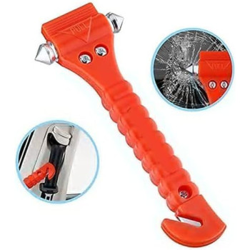 Emergency Escape Tool Auto Car Window Glass Hammer Breaker and Seat Belt Cutter Escape 2-in-1 Tool 1pcs