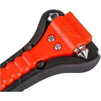 Emergency Escape Tool Auto Car Window Glass Hammer Breaker and Seat Belt Cutter Escape 2-in-1 Tool 1pcs
