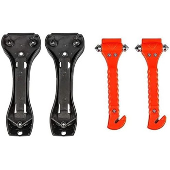 Emergency Escape Tool Auto Car Window Glass Hammer Breaker and Seat Belt Cutter Escape 2-in-1 Tool 1pcs