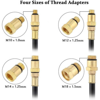 Automotives Car Petrol Engine Compression Tester Kit Universal Push On Gauge Set