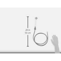 Grohe Tempesta-F Trigger Spray 30 Wall Holder Set 1 Spray, Consisting of: Hand Shower With Trigger Control / Wall Shower Holder / 1250mm Shower Hose, Anti-limescale System, Chrome, 27812IL1
