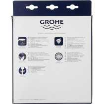 Grohe Tempesta-F Trigger Spray 30 Wall Holder Set 1 Spray, Consisting of: Hand Shower With Trigger Control / Wall Shower Holder / 1250mm Shower Hose, Anti-limescale System, Chrome, 27812IL1